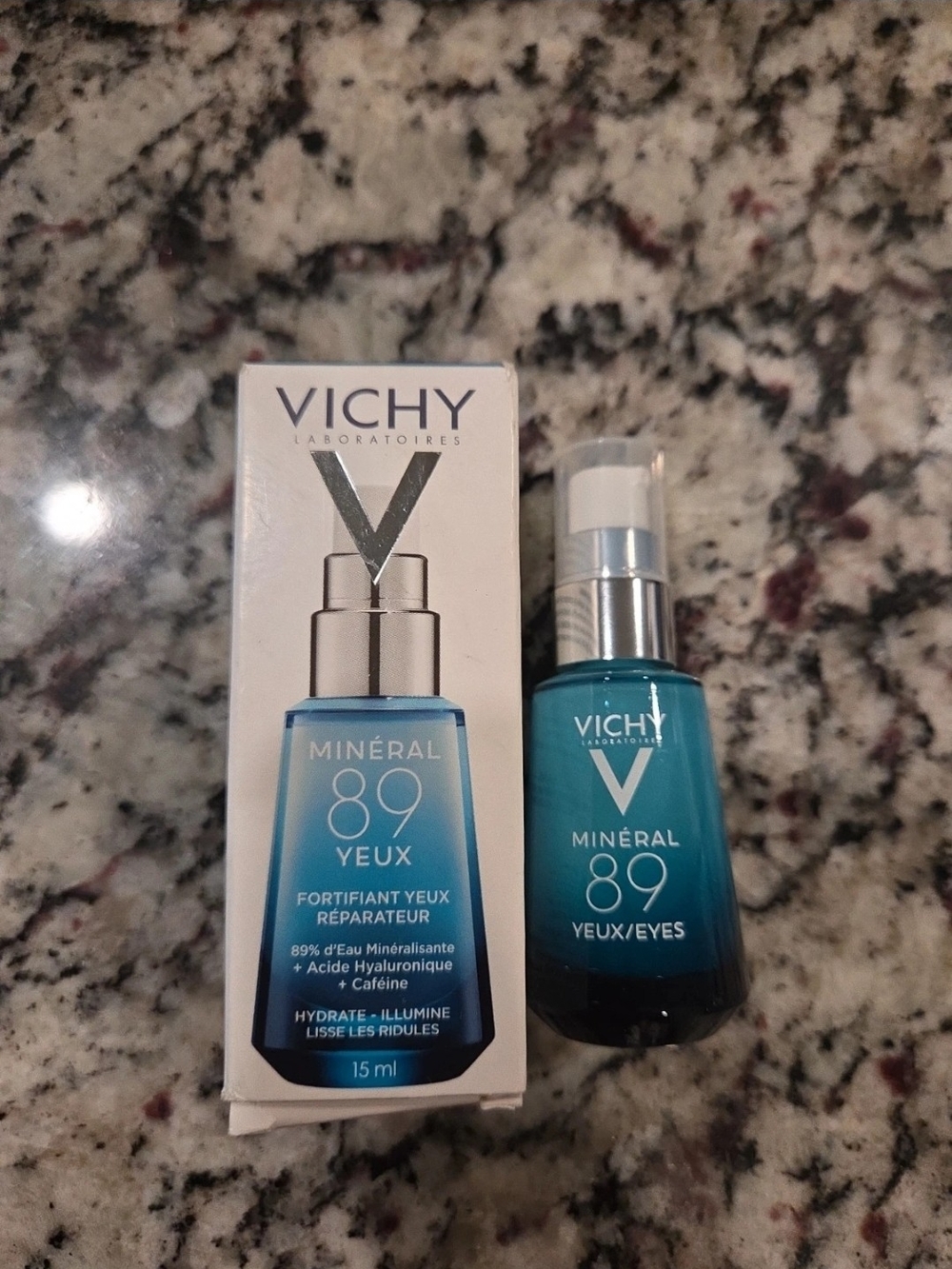 Vichy Minéral 89 Eyes Repairing Eye Gel - 15ml (New in Box)